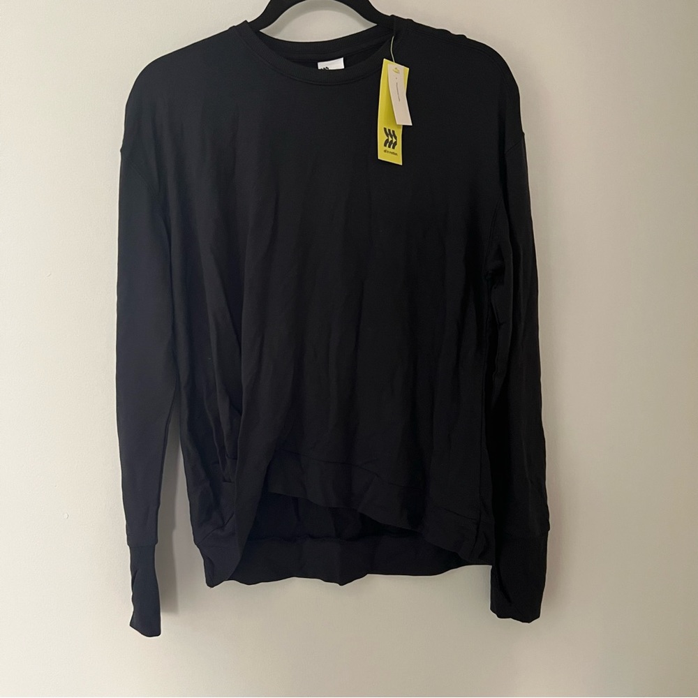 Black Lightweight Sweatshirt - New